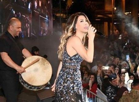 نوال الزغبي تتألق في حفل افتتاح «بيروت أم الدنيا» بفستان شفاف.. صور
