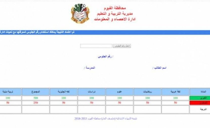 تراند اليوم : اعلان نتيجة الشهادة الاعدادية محافظة الفيوم 2019 "أخبار الفيوم ثانية بثانية" رابط نتائج...