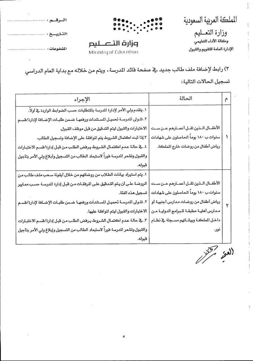 نظام نور تسجيل روضات الأطفال الحكومية .. تقديم الصف الأول الابتدائي 1441 .. إدخال الغياب في نظام نور...