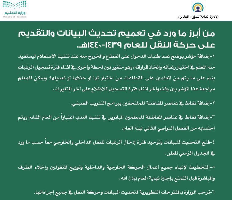 نتائج حركة النقل الخارجي 1440 موقع نور برقم الهوية أو السجل .. استعلام نتائج حركتي النقل الداخلي...