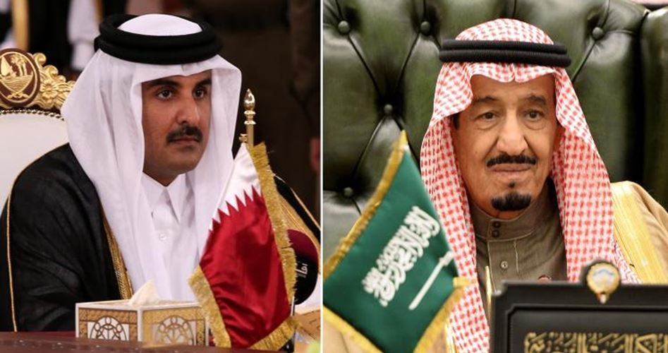 الملك سلمان يطرد أمير قطر من القمة العربية .. شاهد الفيديوالحقيقي بدون فبركات