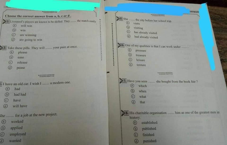 تراند اليوم : اجابة ونموزج امتحان الانجليزى ثانوية عامة 2019