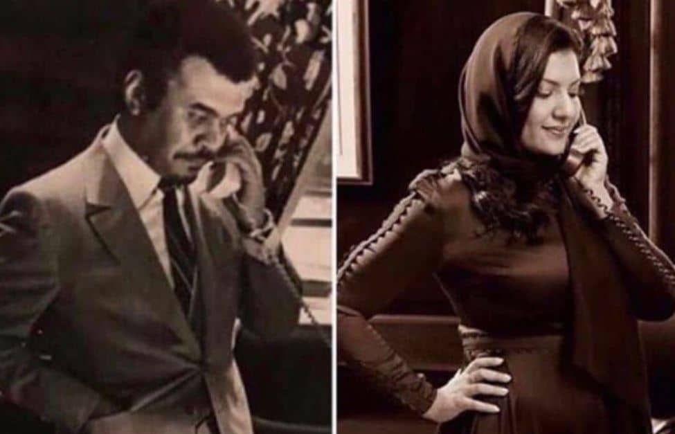 قصة تاريخية في صورتين بينهما 35 عاماً.. الأمير والأميرة في نفس المكان