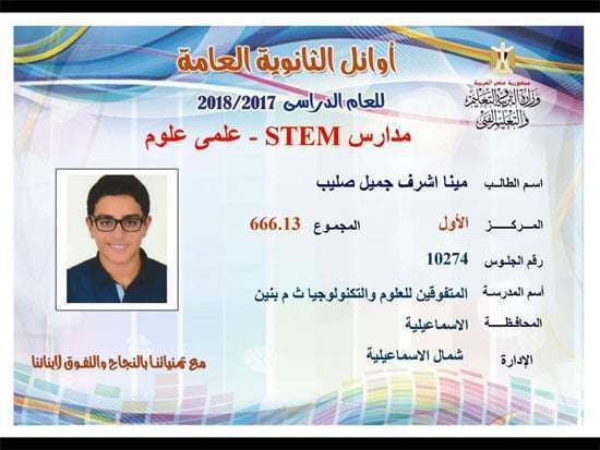 لائحة أسماء أوائل الثانوية العامة 2019 وزارة التربية والتعليم