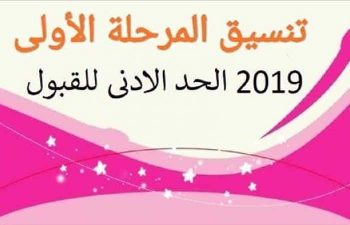 دليل توقعات تنسيق كليات 2019 المرحلة الأولى للثانوية العامة..والحد الأدنى للقبول بجميع الكليات (علمي...