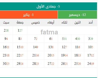 بداية التقويم الهجري 1441 في السعودية ومصر والدول العربية “بيان تقويم أم القرى” موعد رأس...