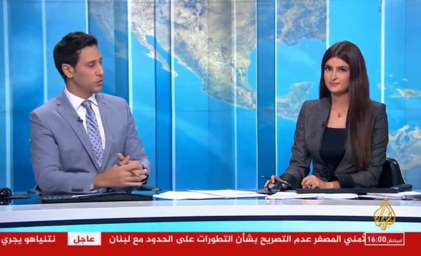 هكذا ظهرت الاعلامية علا الفارس للمرة الأولى عبر قناة الجزيرة