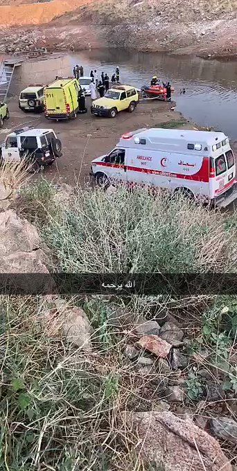 «غدير البنات» يخطف ارواح اسرة يمنية .. والحزن يخيم على مدينة الطائف السعودية ..(فيديو وصور)