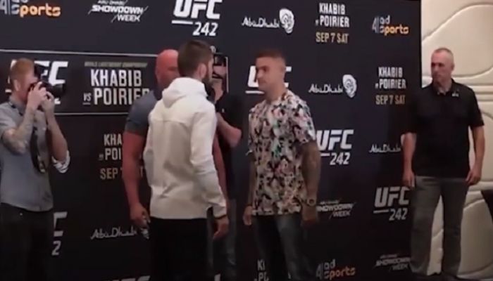بوارييه يتوعد حبيب بالهزيمة الأولى في بطولة "UFC أبوظبي"