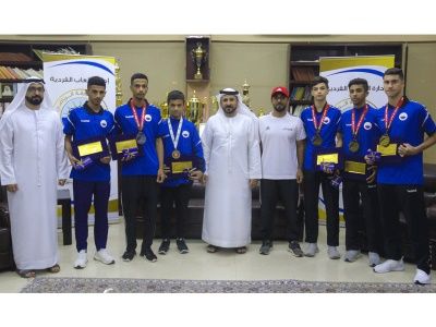 نـادي الشارقة يحتفي بأصحاب الإنجازات الدولية