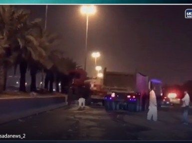 عاجل : ثلاث شاحنات محملة بمواد متفجرة تقتحم الرياض ...وانفجار عنيف يهز العاصمة السعودية وإغلاق عدد من الشوارع وإعلان حالة الطوارئ "شاهد الفيديو"