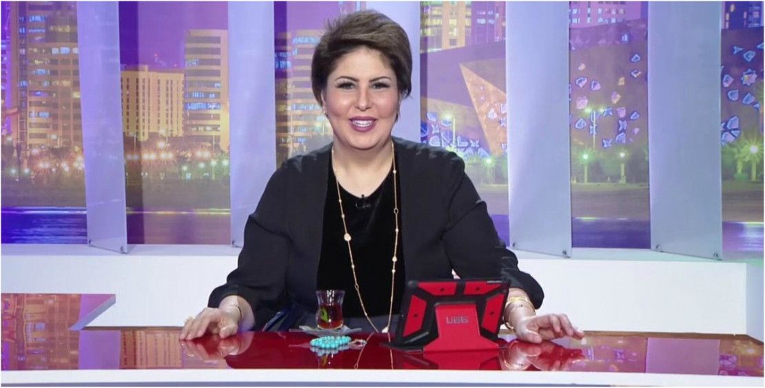 سقوط فجر السعيد على رأسها في الأستديو ووقف برنامجها أسبوعا