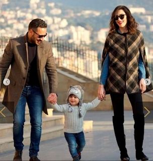 بالصور – زوجة قيس الشيخ نجيب عارضة أزياء جميلة للغاية.. هويتها ستفاجئكم!