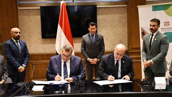 وزير الرياضة يشهد توقيع بروتوكول تعاون بين الوزارة وجامعة ٦ أكتوبر