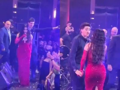 تراند اليوم : شاهد: شاب يقتحم حفل هيفاء وهبي ليلة رأس السنة