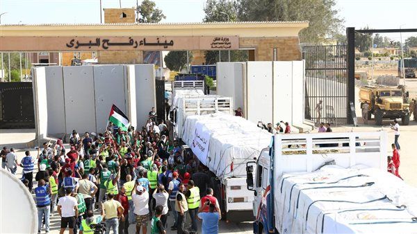 مطار العريش يستقبل طائرة إمارتية تحمل 10 أطنان مساعدات للفلسطينيين بغزة