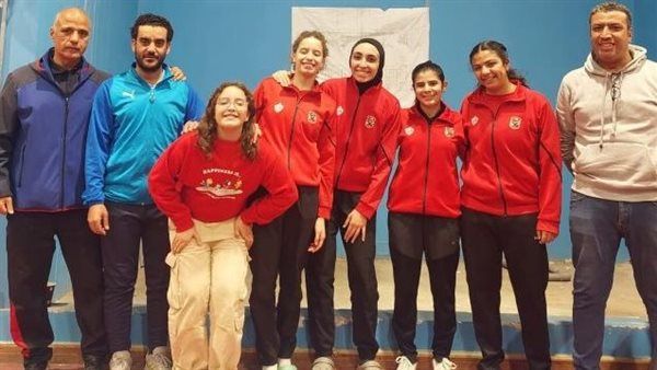 سيدات تنس طاولة الأهلي أبطال دوري منطقة القاهرة
