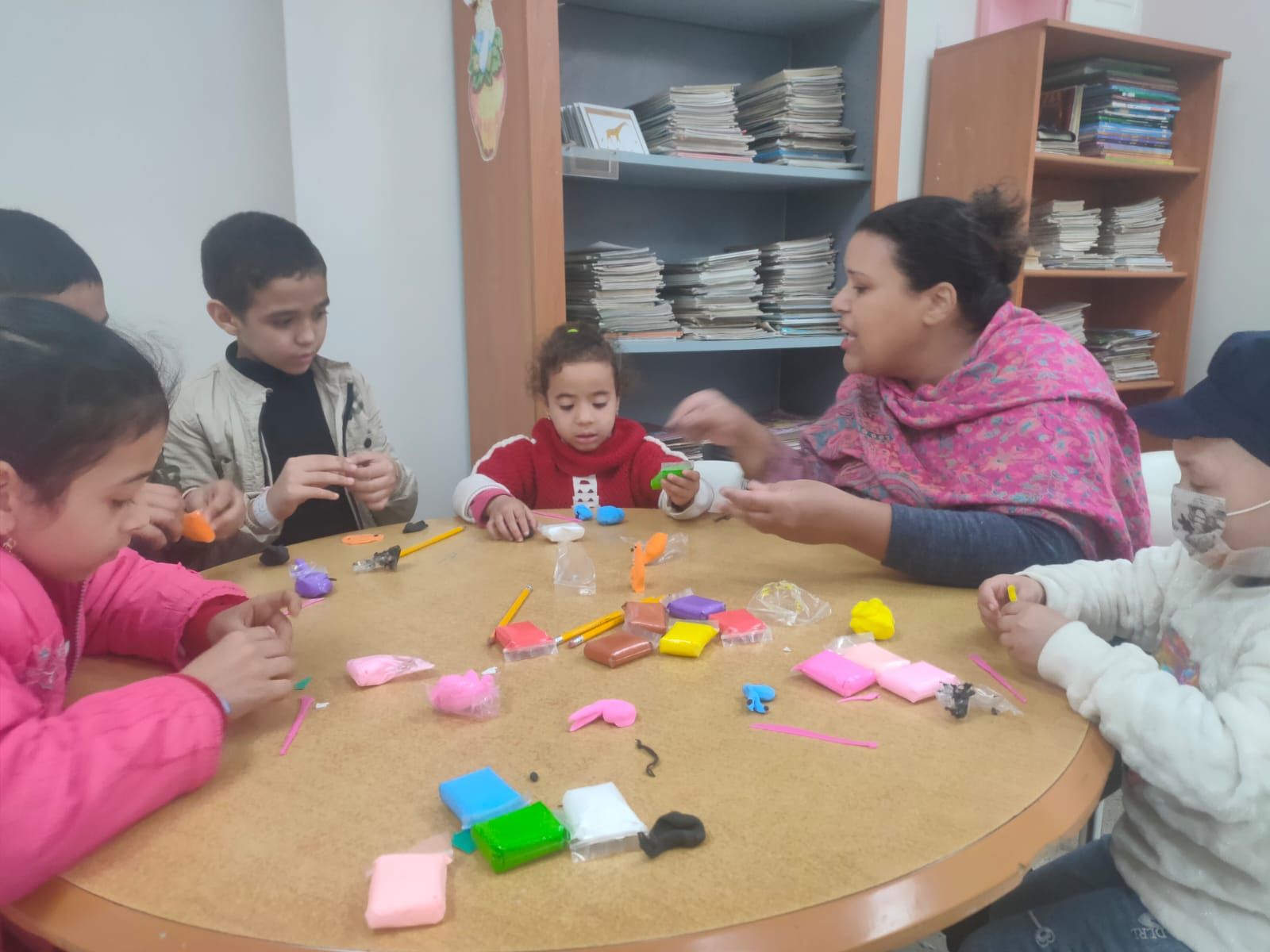 أنشطة متنوعة للأطفال في احتفالات قصور الثقافة بالعام الجديد