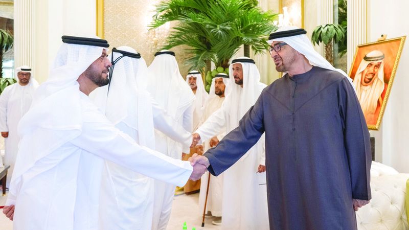 الامارات | رئيس الدولة يتقبل التعازي في وفاة مهرة بنت خالد آل نهيان