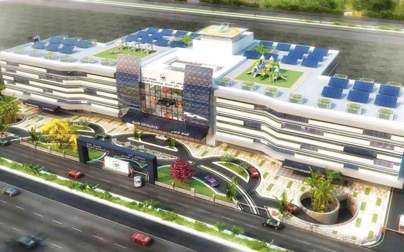 الامارات | وفد الهلال الأحمر الإماراتي يتفقد مستشفى أهل مصر لعلاج الحروق