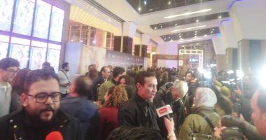 أبطال "الحريفة" يحتفلون بالعرض الخاص للفيلم بحضور خالد النبوي