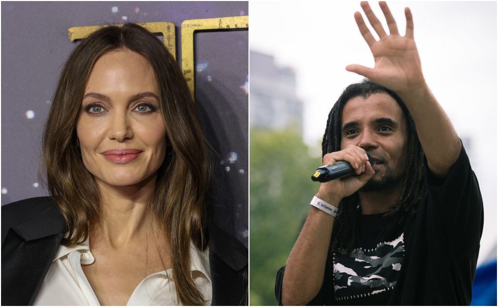 لأول مرة منذ طلاقها من براد بيت.. أنجلينا جولي تعيش قصة حب مع مغني راب بريطاني | صور