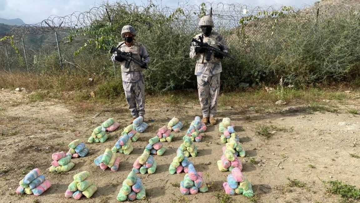 حرس الحدود بجازان يحبط تهريب 240 كجم قات في العارضة
