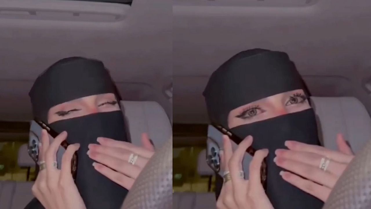 شاهد العنود اليوسف تبكي بحرقة وهي تتحدث في هاتفها والجمهور يتغزل بعيونها