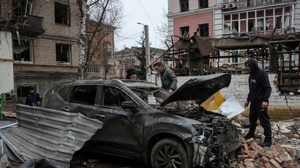 انقطاع الكهرباء في وسط أوكرانيا جراء هجوم صاروخي