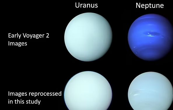 تكنولوجيا: نبتون وأورانوس بألوانهما الحقيقية.. صور جديدة تكشف عن الكواكب بالأزرق المخضر