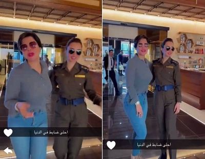 تراند اليوم : "خلصنا من الشنبات".. شاهد: الفنانة شمس الكويتية مع ضابطة عراقية حسناء في مطار بغداد