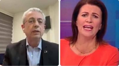 تراند اليوم : شاهد.. مذيعة بريطانية تنفعل وتصرخ على مسؤول فلسطيني وتقاطع حديثه: أنت لست معتادا على وجود امرأة تتحدث