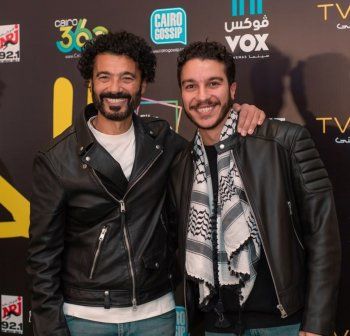 نور النبوي يتحدث عن دعم والده خالد النبوي له في العرض الخاص لفيلم "الحريفة"