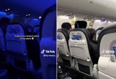 تراند اليوم : شاهد.. طائرة أمريكية تنفجر من الداخل بعد 20 دقيقة من الإقلاع