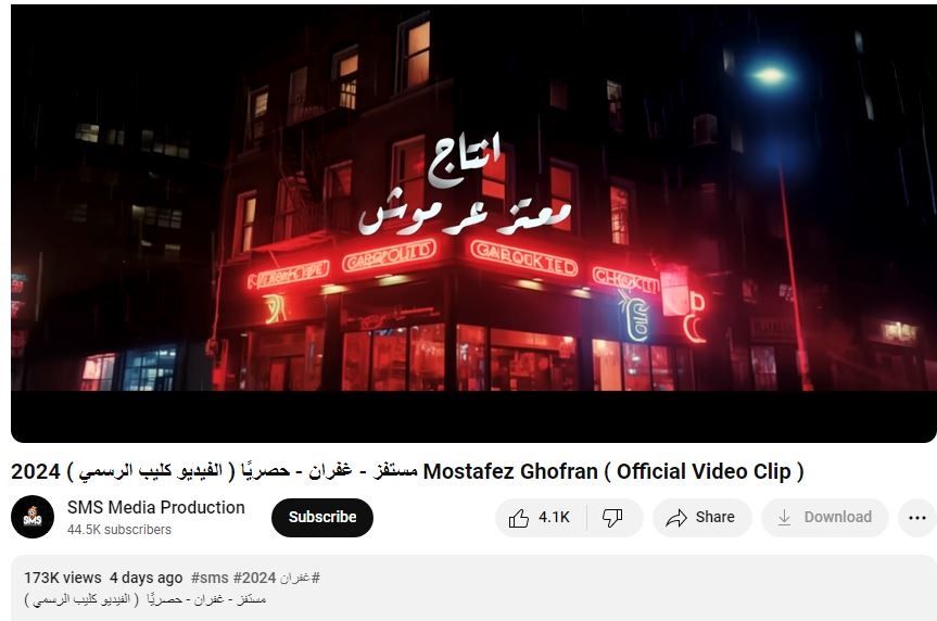 أغنية "مستفز" تتخطى 700 ألف مشاهدة في 4 أيام من طرحها