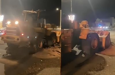 تراند اليوم : شاهد.. لحظة إزالة مطب صناعي تسبب في تطاير مركبات في الهواء وتلفها بجازان