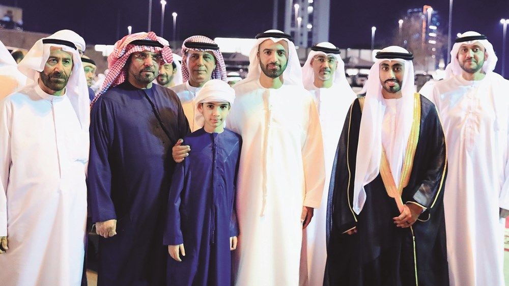 ولي عهد رأس الخيمة يحضر أفراح الشامسي والنقبي والنعيمي