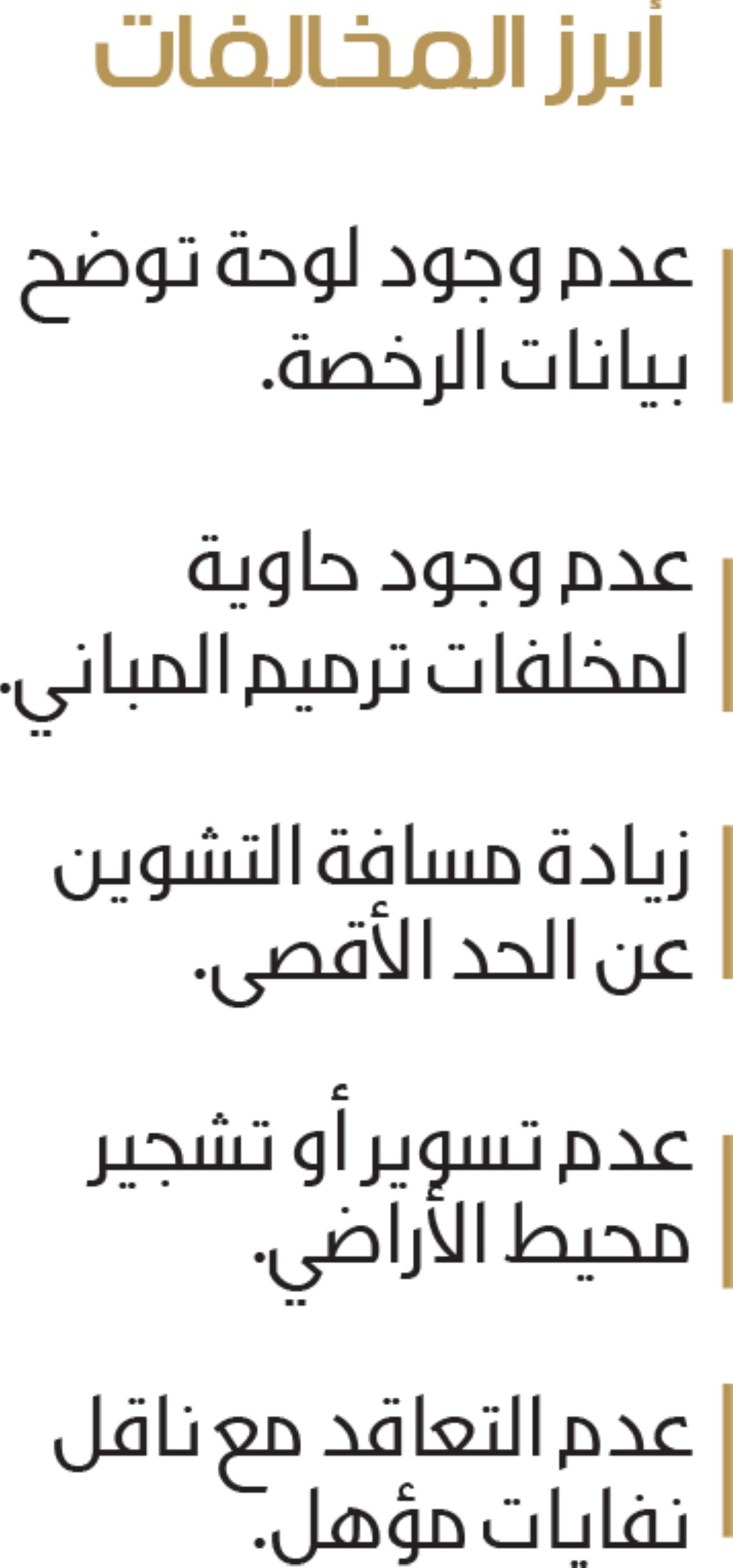 رصد 7749 مخالفة مبان بجدة خلال  ديسمبر
