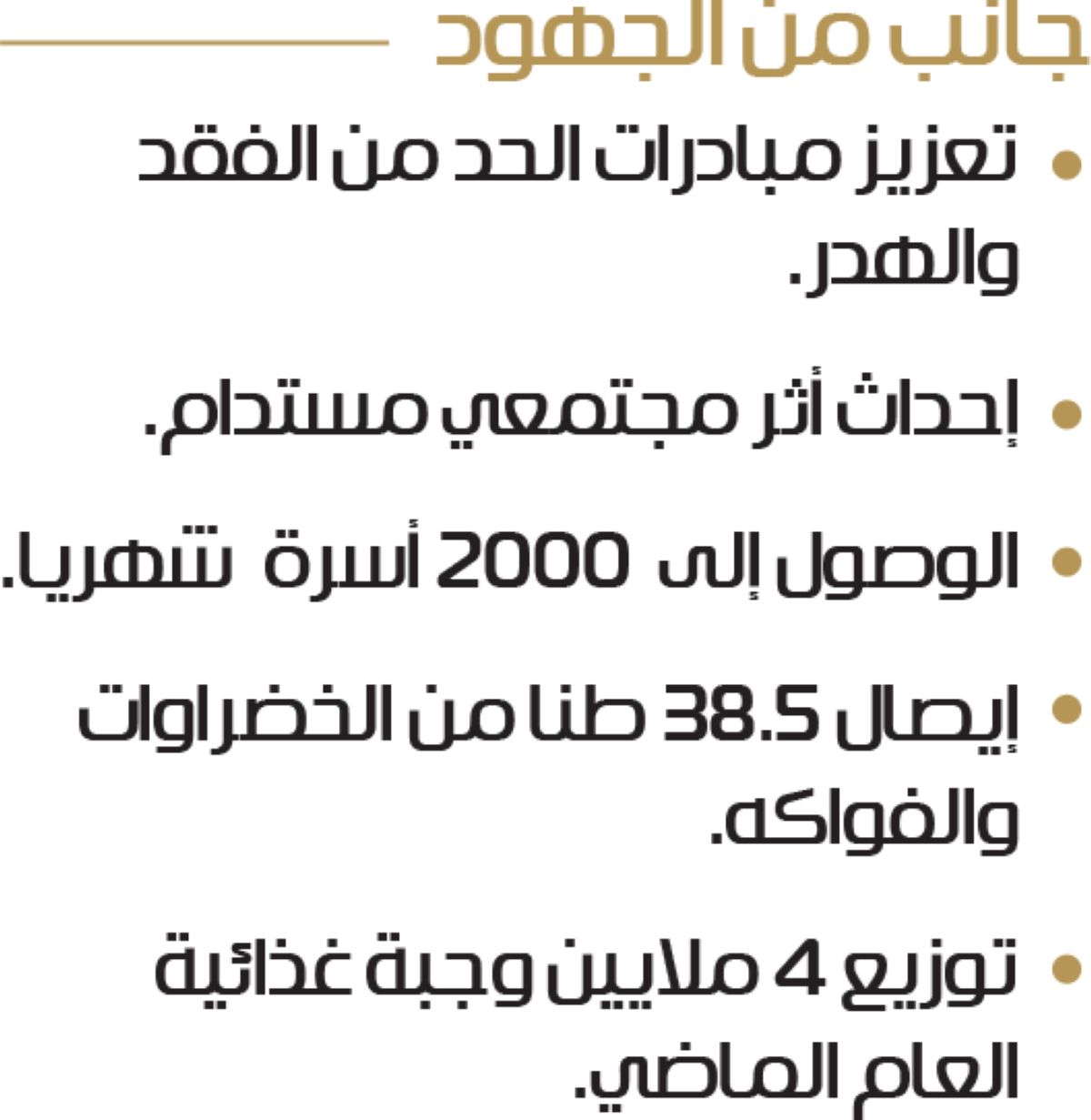 مشاركة مجتمعية لحفظ النعمة وتقليل الهدر الغذائي