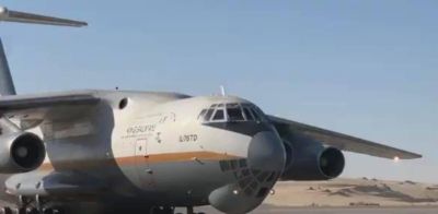 تراند اليوم : شاهد.. لحظة وصول طائرة سعودية ضخمة إلى مطار العريش لإغاثة الفلسطينيين في غزة