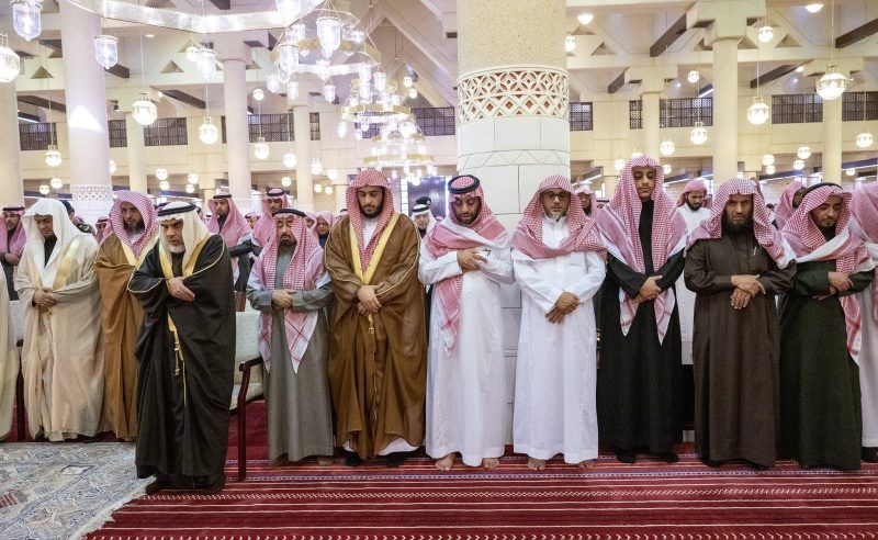 صلاة الميت على مؤذن جامع الإمام تركي بن عبدالله