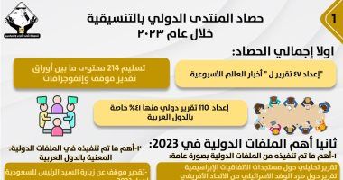 حصاد المنتدى الدولى بتنسيقية شباب الأحزاب خلال عام 2023
