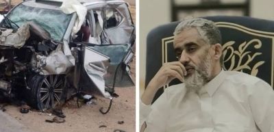 تراند اليوم : كانوا متوجهين لأداء العمرة.. تفاصيل وفاة طبيب و4 من أسرته في حادث بالمزاحمية _صورة