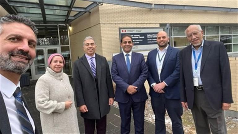 رئيس قطاع الشئون الثقافية والبعثات يزور المجلس القومي للبحوث بكندا