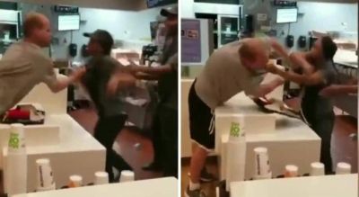 تراند اليوم : شاهد.. فتاة "من أصول إفريقية" تنتقم من زبون حاول ضربها داخل مطعم ماكدونالدز في أمريكا