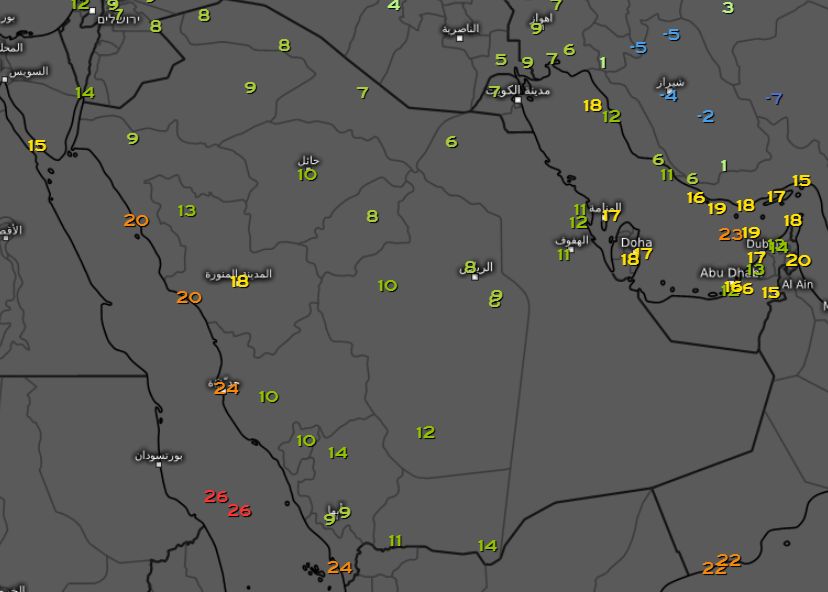 الكتلة الباردة تؤثر على أجواء المملكة.. "الحصيني": أمطار تتفاوت وتمتد لهذه المناطق