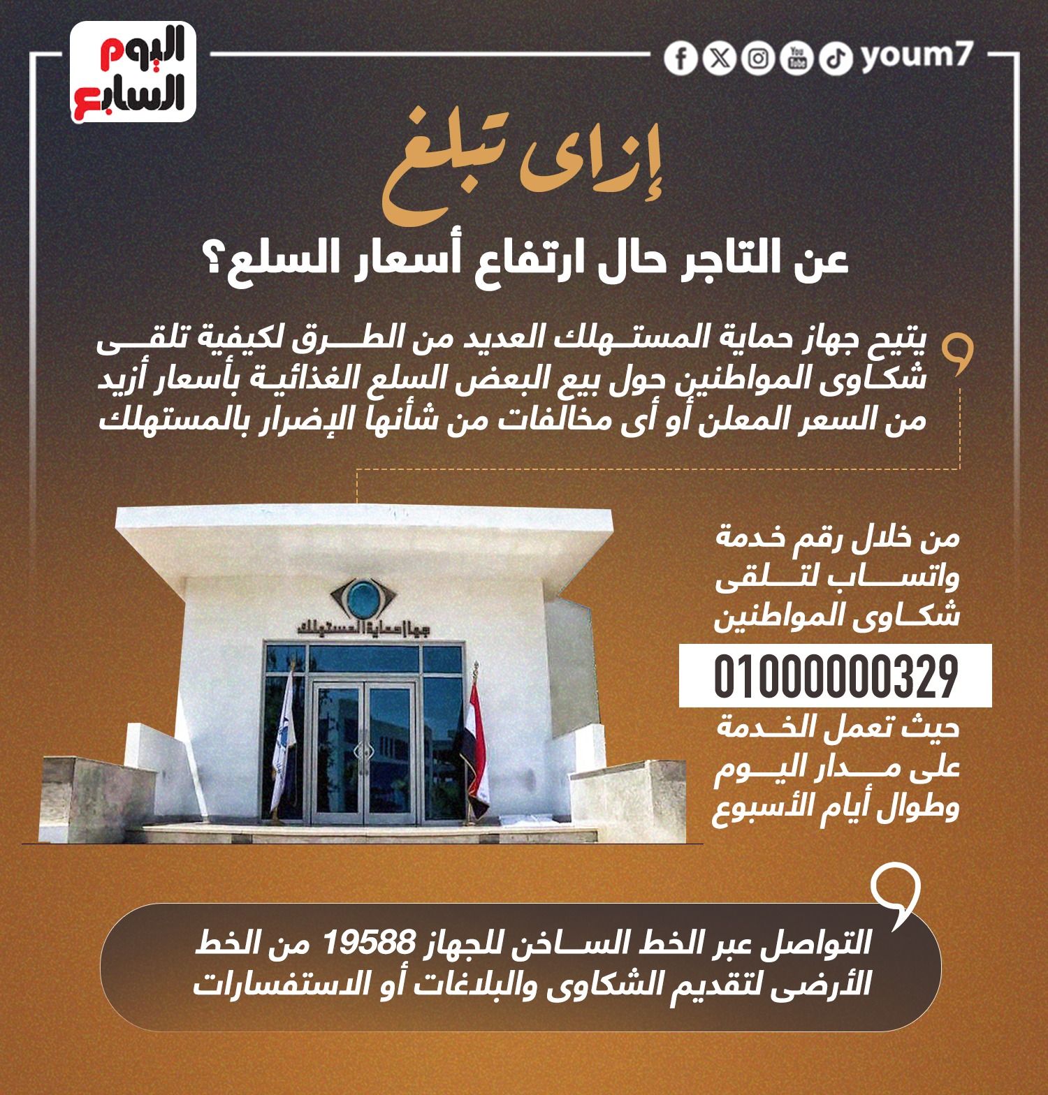إزاى تبلغ عن التاجر حال ارتفاع أسعار السلع.. إنفو جراف