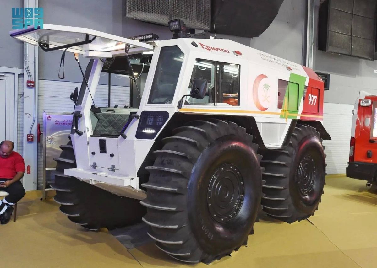 مدرعة إسعاف تعمل 19 ساعة دون توقف