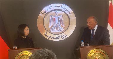 سامح شكري: ندعو لوقف إطلاق نار فورى بقطاع غزة ونرفض تهجير الفلسطينيين