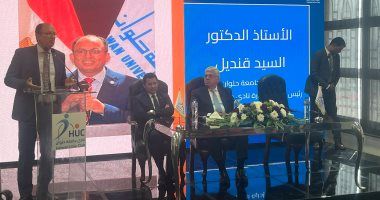 رئيس جامعة حلوان: نستهدف تكوين فرق رياضية للمُشاركة باسم نادى الجامعة